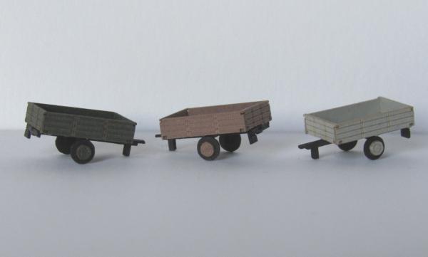 Laffont Z4901 - Spur Z  Wagenbeladung 3 landwirtschaftliche Anhänger