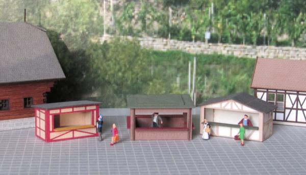 Laffont Z6101 - Spur Z  Set Weihnachtsmarkt II