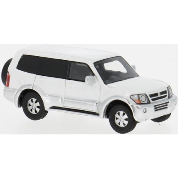 Brekina BOS87497 - Spur H0 Mitsubishi Pajero, weiß, 2003