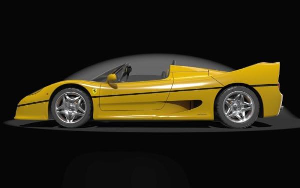 Pocher HK63 -  Ferrari F50 Giallo Modena Bausatz 1:8