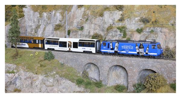 Bemo 1259331 - Spur HOm MOB Ge 4/4 8001 Werbelok Testuz