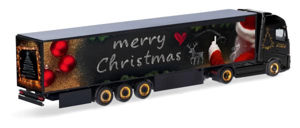 Herpa 321891 - Spur H0 Volvo FH Aero Globetrotter XL Koffer-Sattelzug Weihnachtsmodell 2026