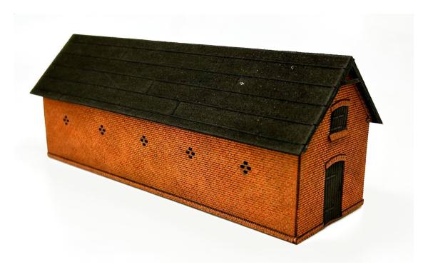 MBR model AS-0303 - Spur H0 Backsteinscheune