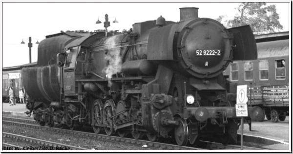 Gützold 31056028 - Dampflok 52 3222 Ep. III DR Sonderserie