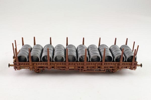 Ladegüter Bauer H01077 - Spur HO Drahtringe für Flachwagen