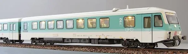 Kres 6284M2 - Spur TT Triebzug BR 628.4, DB Epoche IV, 2teilig, mint, altes DB Logo