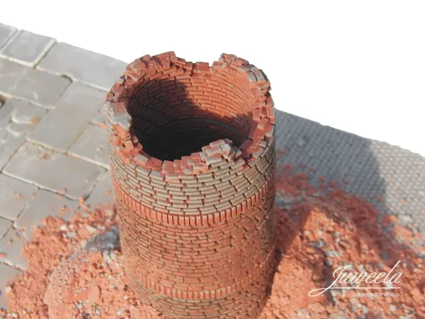 Juweela 28404 - Spur H0 Industrieschornstein im Abbruch