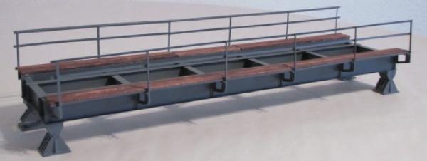 Hack T1-48 - Blechträgerbrücke · 48 cm · 1-gleisig