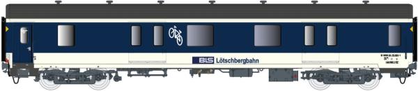 LS Models 37004AC - Spur HO BLS Gepäckwagen MC76 D, blau/beige, Ep. V
