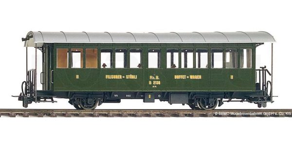 Bemo 3232148 - Spur HOm RhB B 2138 "Filisurer Stübli" Historischer Buffetwagen, Ep.V