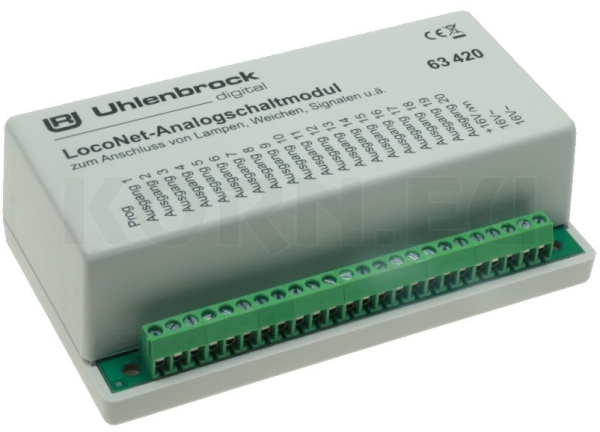 Uhlenbrock 63420 - LocoNet-Analog-Schaltmodul