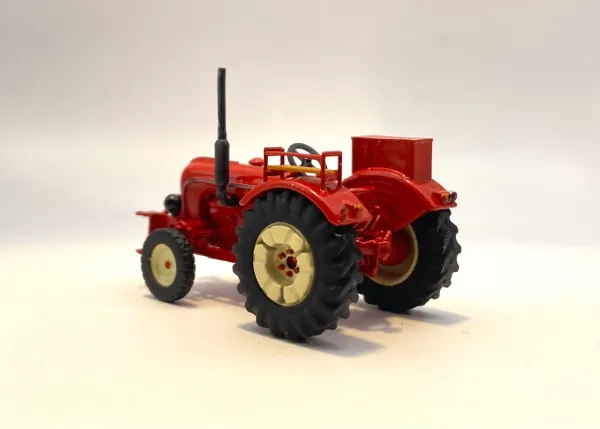 Kußmaul Modell H0-POD-B308-ARX - Spur HO Porsche Diesel Super B308 "abgerüstet" (rot)  Traktor