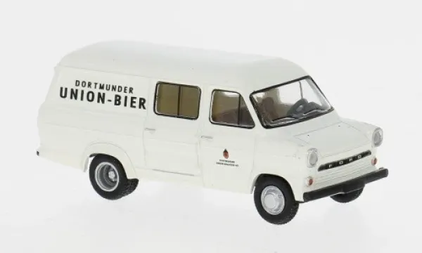 Brekina 93495 - Spur HO Ford Transit, 1970, Dortmunder Union Bier