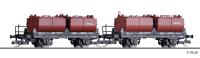 Tillig 01009 - Spur TT 2er Set Kalkkübelwagen, PKP