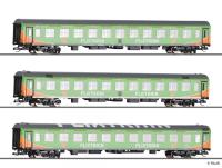 Tillig 01030 - Spur TT Reisezugwagenset, Flixtrain, Halberstadt