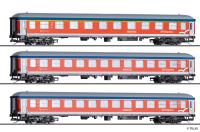 Tillig 01044 - Spur TT  3er Personenwagen Set  'Schleswig-Holstein-Express', DBAG