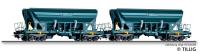 Tillig 01113 - Spur TT Güterwagenset der Enercon GmbH, zwei Selbstentladewagen Faccns, Ep. VI