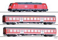 Tillig 01505 - Spur TT Analoges Einsteiger Startset mit TRAXX und Personenzug der DB AG