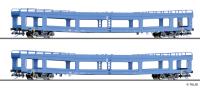 Tillig 01788 - Spur TT Wagenset der DB AG, bestehend aus zwei Autotransportwagen DDm 916