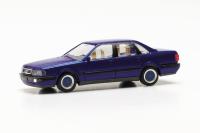 Herpa 033961-002 - Audi V8 Limousine mit BBS-Felgen, blaumetallic