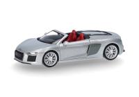 Herpa 038690-002 - Spur HO Audi R8 V10 Spyder, eissilber