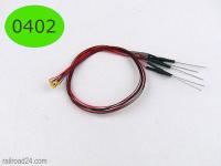 Railroad24 5444 - 5x LED 0402 mit Microlitze grün