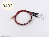 Railroad24 5451 - 5x LED 0402 mit Microlitze warmweiß