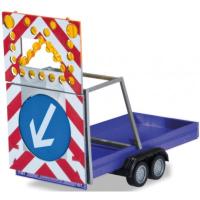 Herpa 052368-003 - Verkehrssicherungsanhänger, ultramarinblau
