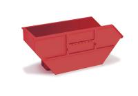 Herpa 054669 - Spur HO Absetzmulde 7m³ für AK12, rot (2 Stück)