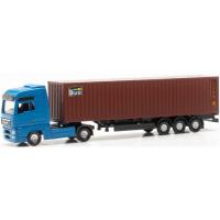 Herpa 066839 - MAN TGX XXL Container-Sattelzug "BEACON"