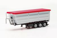 Herpa 077057-002 - Stahlmuldenauflieger, silber