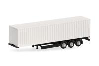 Herpa 086158 -  Spur N Teileservice: Auflieger 3achs 40ft Container, 2 Stück