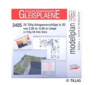 Tillig 09545 - Spur TT-Gleispläne I (USB-Stick)  - 30 Anlagenvorschläge für Länge 1,6 m bis 3,0 m