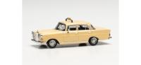 herpa 095696 - Mercedes-Benz 200 Heckflosse, Taxi, elfenbein