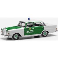 Herpa 097208 - Mercedes-Benz 200 Heckflosse  Polizei Hamburg