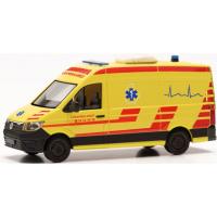Herpa 097529 - VW Crafter RTW "Luxambulance" Luxemburg