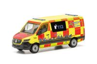 Herpa 097741 - Mercedes-Benz Sprinter Flachdach "Rettungsdienst StädteRegion Aachen"