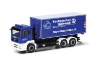 Herpa 098038 - Spur HO MAN TGA M Wechsellader-LKW THW Lindau / Bergungstaucher
