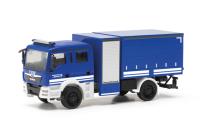 Herpa 098175 - Spur HO MAN TGM Mehrzweckgerätefahrzeug Plane "THW"