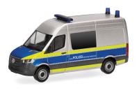 Herpa 098304 - Spur HO Mercedes-Benz Sprinter '18 Halbbus Hochdach "Polizei Schleswig-Holstein"
