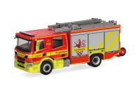 Herpa 098434 - Spur HO Scania Crewcab CP28 HLF "Feuerwehr Ratingen"