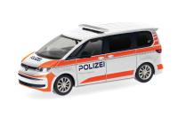 Herpa 098496 - Spur HO Volkswagen (VW) Multivan "Polizei Schweiz"