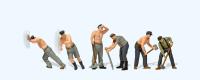 Preiser 10813 - Gleisbauarbeiter, Epoche II / III