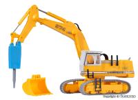 Kibri 11271 - Spur H0 LIEBHERR 974 mit Abbruchmeißel und Schutzkäfig