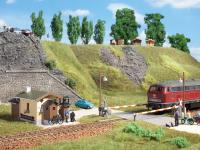 Auhagen 11345 - Spur HO Schrankenanlage