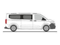Rietze 11731 - Spur HO Volkswagen e-Transporter T7 Bus LR FD clear white