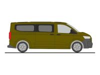 Rietze 11733 - Spur HO Volkswagen e-Transporter T7 Bus LR FD warm green metallic