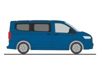Rietze 11734 - Spur HO Volkswagen T7 Caravelle mid blue metallic