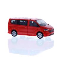 Rietze 11736 - Spur HO Volkswagen T7 Caravelle intensive red