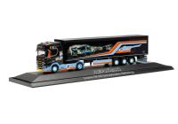 Herpa 122283 - Scania CR 20 HD Schubboden-Sattelzug "Repinski / Le Mans" (Polen/Kosciernzyna)
